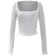 thumbnail image 6 of EDFBUYKRS Womens Long Sleeve Shirts Dressy Casual Floral Blouses Loose Tunic Tops for Fall Winter Spring M, 6 of 6