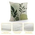 thumbnail image 4 of COMIO  Boho Abstract Throw Pillow Covers Sage Green Beige Mid Century Sun Moon Leaf Decorative Geometric Throw Pillows Case Modern Art Pillow Cases for Couch Bed Sofa Bedroom Free Wrinkle, 4 of 5