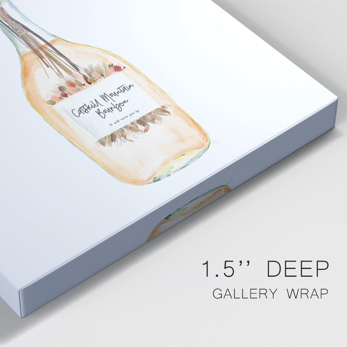 Catskill Mountain Bourbon Premium Gallery Wrapped Canvas - Ready to Hang