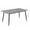 Light Grey, variant on LeisureMod Zayle Modern Dining Table with a Sintered Stone Rectangular Wide Tabletop and Steel Base for Kitchen and Living Room (Black/Gold, 55" Wide)