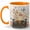 Orange, variant on Floral Typewriter Coffee Mug, Vintage Writer Mug, Butterfly Typewriter Ceramic Mug, Author Gift, Book Lover Writing Cup for Women Men, 11 oz