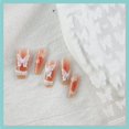 thumbnail image 4 of Pegatinas para Uñas Cestsiren Mariposa de Encaje Autoadhesivas Blancas, 4 of 7