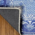 thumbnail image 4 of Oriental Medallion Geometric Indoor Area Rug or Runner, 5'7" X 8'9", Dark Blue by Blue Nile Mills, 4 of 8
