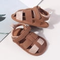 thumbnail image 4 of Baby Boy Walking Sandals Infant Closed Toe Breathable Mesh Lightweight Sport Sandals for Summer Outdoor Toddler Casual Shoes Gibobby,5,Brown, 4 of 9