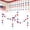 A(2PCS,59Inch), variant on Star Streamers,4th of July Banner,Star Streamers Paper Garland,Patriotic Decorations,Red White and Blue Decorations,Patriotic Red White Blue Star Garland,Patriotic Star Garland Banner(2PCS,59Inch)