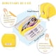 thumbnail image 5 of Estuche para lápices de gran capacidad, bolsa de cosméticos, estuche para lápices, estuche para lápices, estuche para lápices, para escuela, oficina, bolígrafo, papelería (amarillo), 5 of 5