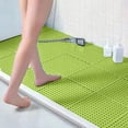 thumbnail image 5 of LACKUST Interlocking Drainage Mats 10 Pack Non-Slip PVC Floor Tiles Waterproof Modular for Bathroom Garage Workshop, 5 of 8