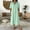 Mint Green, variant on Above Knee Dress Dinner Dress Summer 2026 Solid Color Short Sleeve V Neck Regular Fit Date Night Dress for Going Out and Party S-XXL