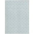 thumbnail image 5 of HomeRoots 601650 3 x 5 ft. Sky Blue & Beige Ogee Washable Indoor & Outdoor Rectangle Area Rug, 5 of 5