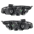 thumbnail image 2 of New Pair Of Halogen Headlights Compatible With Honda Civic Ex Sedan 4 Door 1.5L 2016 2017 2018 By Part Number Ho2502173 Ho2503173, 2 of 3