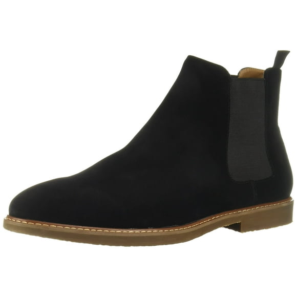 Steve Madden Men's Highline Chelsea Boot, Black Suede, 9.5 US Size Conversion M US