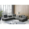 thumbnail image 6 of Mod Seven Piece Gray Fabric Moveable Back and Adjustable Sectional Sofa, 6 of 7