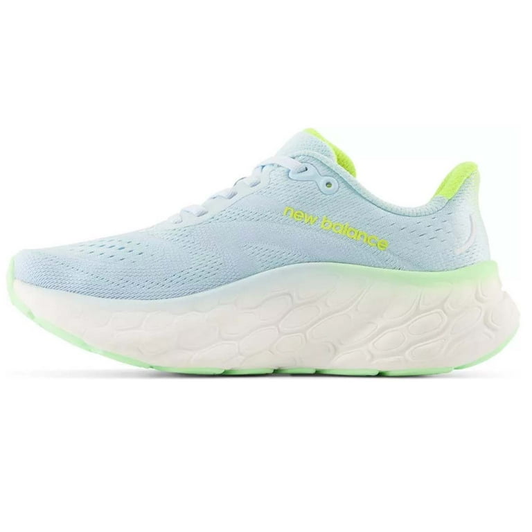New Balance Fresh Foam X More V4 Womens Running Trainer Blue Green