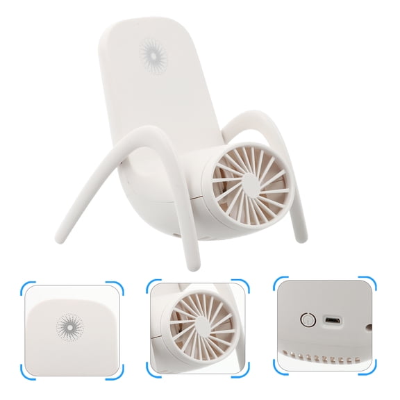 Milisten Portable Fan with Folding Design, 3-Speed Settings, Compact Travel Cooling Fan for Home and Outdoors