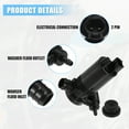 thumbnail image 3 of Bomba de motor para limpiaparabrisas compatible con Land Rover Discovery 2, paquete de 1, color negro, 3 of 7