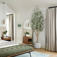 thumbnail image 4 of 7ft/8ft Faux Olive Tree, Tall Olive Tree Plants, Fake Potted Olive Silk Tree, Artificial Olive Trees for Modern Home Office Living Room Floor Decor, 4 of 6