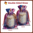 thumbnail image 2 of Xecao Colorful Balloon Cake Celebration Print Burlap Gift Bags with Drawstring and Gift Tags, Gift Bags, Burlap Bags, Jute Bags for Party, Christmas, DIY Craft Bags-Medium, 2 of 9