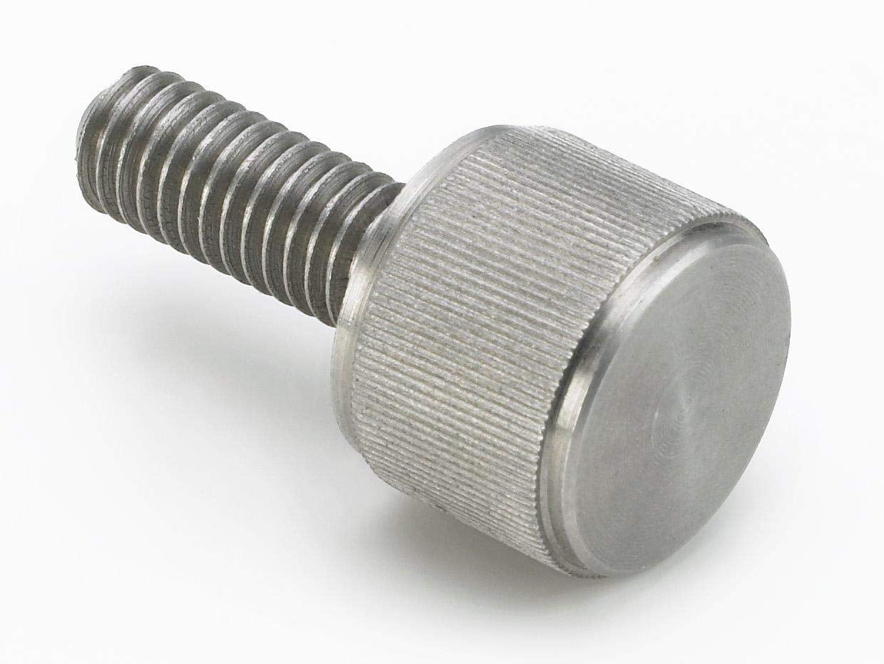 M5/M6 Cylinder Head Knurled Thumb Screws Stainless Steel Hand Grip Knob Bolts 