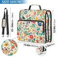 thumbnail image 2 of FORMRS Zipper Binder with Shoulder Strap 2-inch Ring 500 Sheet Capacity File Bag, Cartoon Animals, 2 of 5