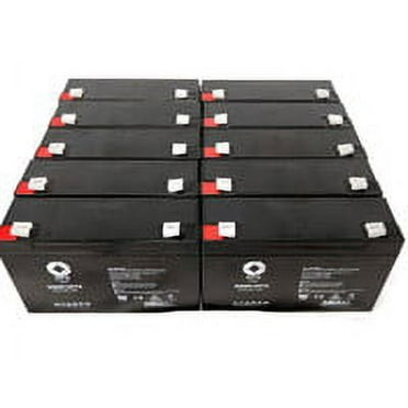 SPS Brand 6V 12 Ah Replacement Battery (SG06120T2) for APC RBC52 (10 Pack)