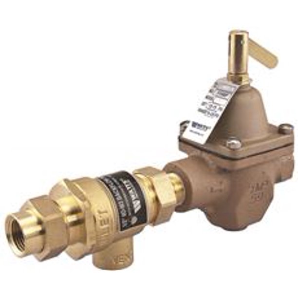 Backflow Preventer And Hot Water Boiler Fill Valve 1/2 In. Ips