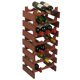 thumbnail image 1 of Estante para vino Dakota de 21 botellas de mazo de madera, caoba Wooden Mallet WR37MH, 1 of 2