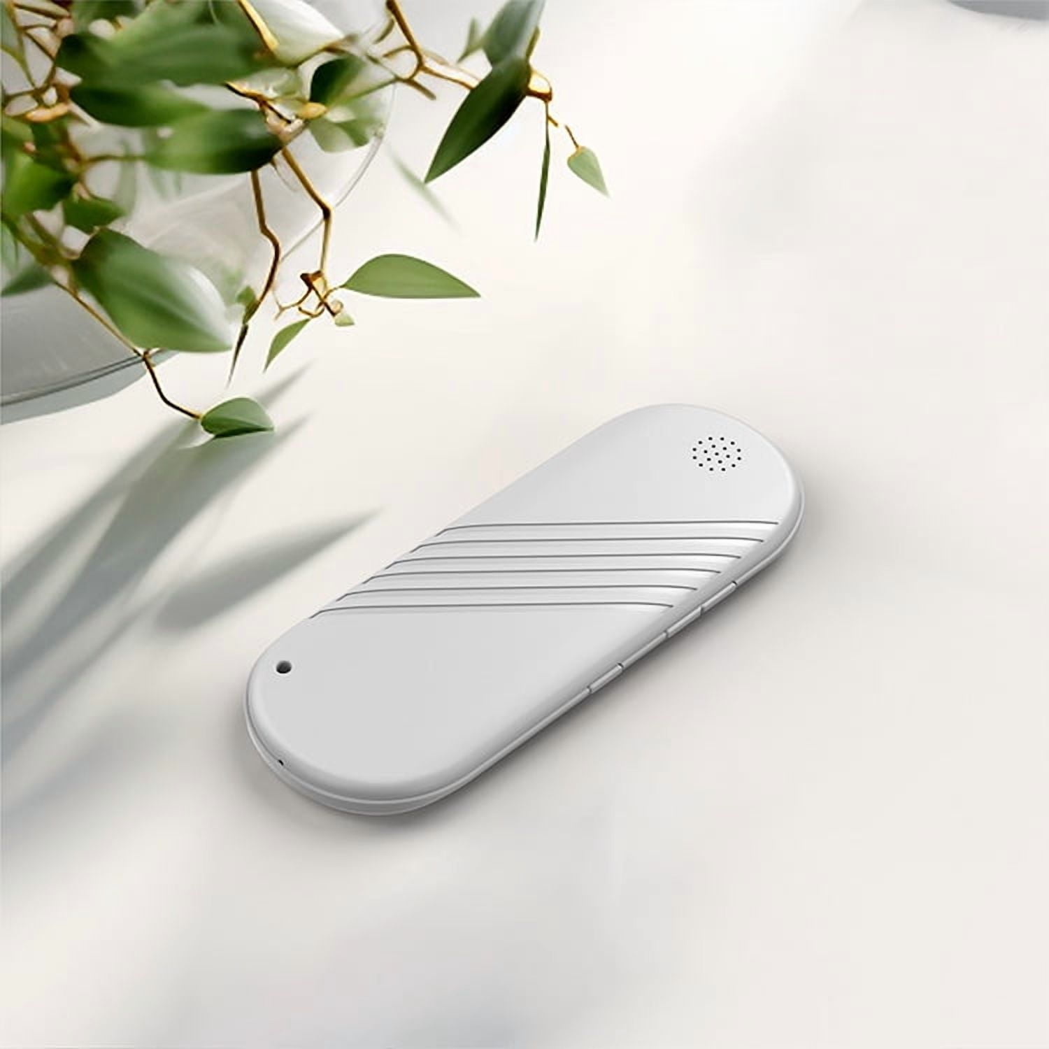 Under Pillow Speaker, Stay Asleep Longer with Sleeping Sounds, Multifunction Stereo Deep Bass Mini Bluetooth Conduction Speaker for Sleeping (White)