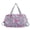 Grey Pink Flower, variant on WANDF For Spirit Airline Personal Item Bag 18X14X8,Travel Duffle Bag Weekender Bags for Women, Lightweight Waterproof  Carry on Bag with Adjustable Strap,Leopard Print