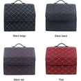 thumbnail image 3 of Car Trunk Organizer Box Large Capacity Auto Multiuse Tools Storage Bag Stowing Tidying Leather Folding For Emergency Storage Box, 3 of 6