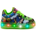 thumbnail image 5 of Tenis Luces LED Pequenos Pasos Mounstruo Creeper Verde 17, 5 of 5