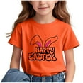 thumbnail image 2 of COM1950s Crop Top pour Enfants, T-Shirt Décontracté Ample à Manches Courtes Col Rond Confortable pour Adultes, 2 of 6