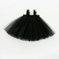 thumbnail image 6 of Gubotare Tutu Dresses for Toddler Girls Baby Girl Tulle Dress Casual Flower Embroidery Toddler Dresses (Black,Size 3-4 Years), 6 of 7