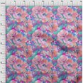 thumbnail image 4 of oneOone Polyester Spandex Light Peach Fabric Floral & Diy Clothing Quilting Fabric Print Fabric By Yard 56 Inch Wide, 4 of 6