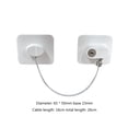 thumbnail image 2 of Cerradura de seguridad Universal para niños, cerradura de puerta de aleación de aluminio para niños con cilindro de bloqueo, dispositivo de protección flexible para niños de ajuste firme, 2 of 8