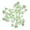 Vert Clair, variante sur GUOOL 100x Perles de Fleurs Artisanat Fait Main Breloques de Perles de Fleurs Transparentes Perle Florale Claire