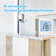 thumbnail image 3 of Zootealy Thermostat Intelligent WIFI avec Récepteur Écran LCD 3.2 Pouces Thermostat Intelligent avec Application & Contrôle Vocal Thermostat Programmable Numérique, 3 of 6