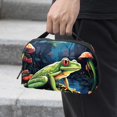 thumbnail image 2 of Frog USB Case Digital Bag Cord Organizer Box Charger Case Oxford Cloth Waterproof Electronics Storage Bag 5.9x9.44x3.14 in, 2 of 6
