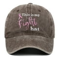 thumbnail image 4 of This is my Fight hat Embroidery baseball cap Unisex, 4 of 9