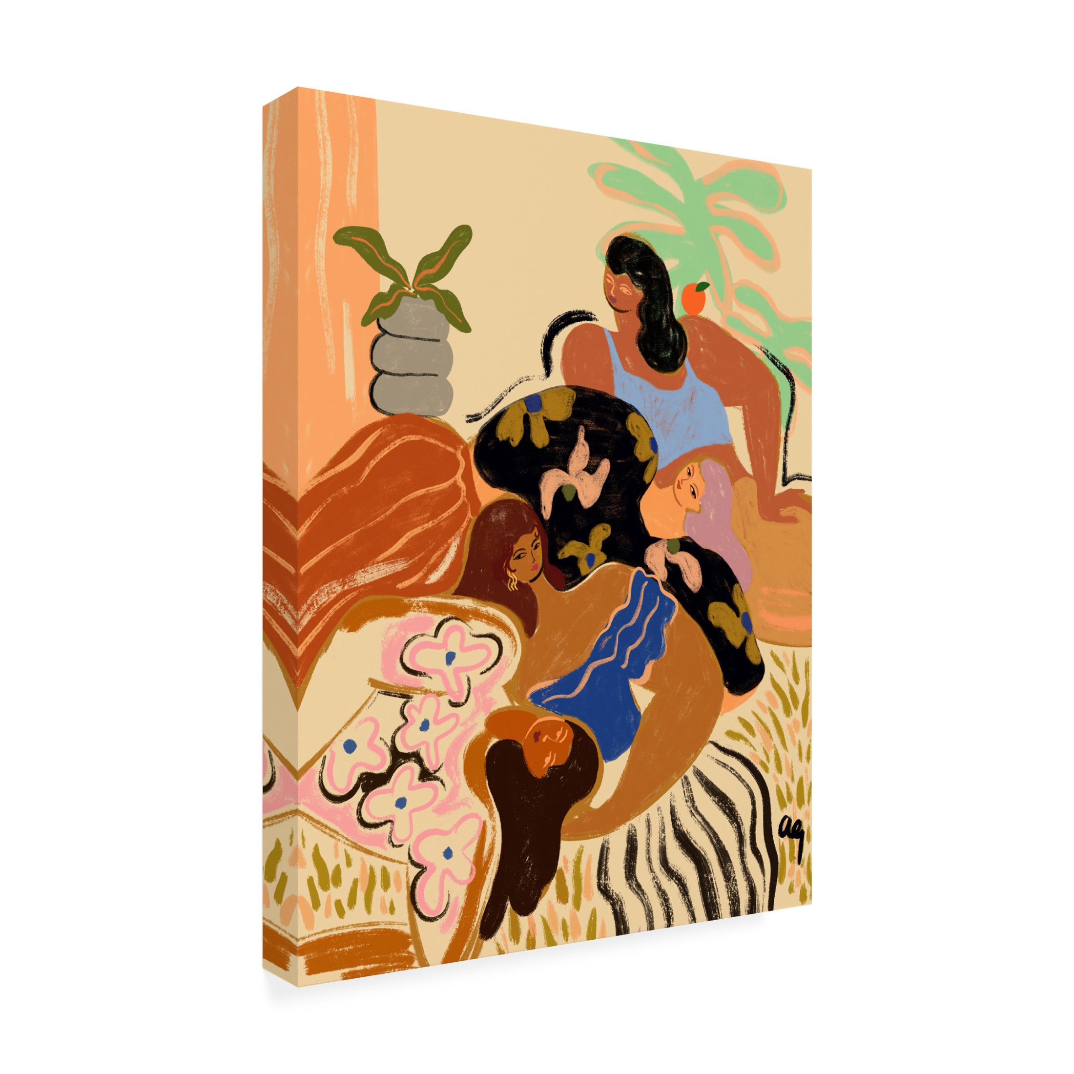 Trademark Fine Art Arty Guava  Cozywozy Canvas Wall Art