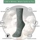 thumbnail image 3 of Paquete de 5 calcetines de invierno JAMW para mujer de lana gruesos suaves vintage, 3 of 5
