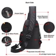 thumbnail image 3 of Mochila Bandolera para el Pecho y el Hombro NICGID para Tableta, 3 of 7