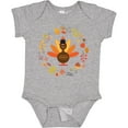 thumbnail image 3 of Inktastic Thanksgiving Turkey Fall Holiday Wreath Boys or Girls Baby Bodysuit, 3 of 5