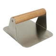 thumbnail image 1 of Burger Smasher, Smashed Burger Grill Press Square Simple Clean  For Home Restaurant Camping, 1 of 8