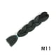 thumbnail image 1 of Xihbxyly Extensiones de Cabello Trenzado de 24 Pulgadas, Fibra Sintética de Alta Temperatura, Cabello Trenzado Preestirado, Liviano y Cómodo, Ideal para Trenzas y Pelucas, Peinados de Bricolaje, Fies, 1 of 4