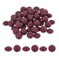 thumbnail image 1 of Uxcell 50Pcs cuentas de silicona burdeos de 12 mm redondas y lentejuelas para bolígrafo, pulsera, collar, llavero DIY, 1 of 6