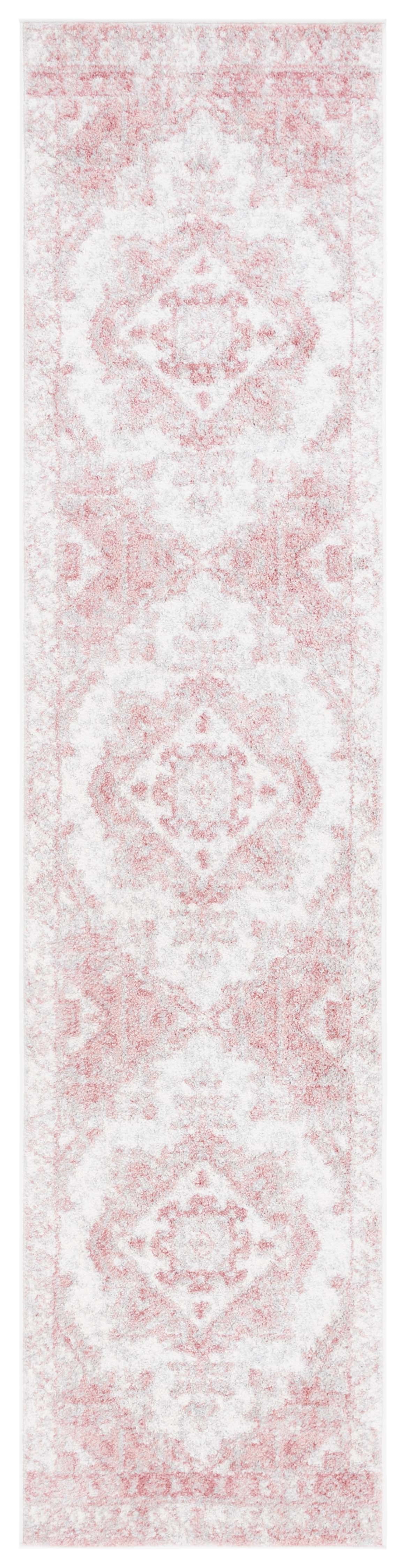 Safavieh Layla Yorick Oriental Runner Rug, Ivory Gray/Pink, 2' x 8'