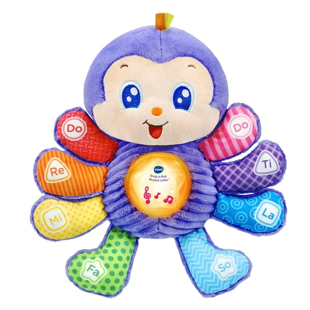 VTech Snug-a-Bug Musical Critter Infant Toy With Light-Up Tummy