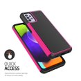 thumbnail image 4 of Takfox for Samsung A52 Case, Galaxy A52 Case, Galaxy A52 5G Case, Shockproof Hard Plastic Scratch Resistant Bumper Rubber Grip Sturdy Full Body Protective Phone Cases-Hot Pink, 4 of 6