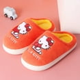 thumbnail image 3 of Zapatillas de algodón para niñas de Hello Kitty, zapatillas de felpa con dibujos animados bonitos para niños, bolsa interior para el hogar para bebés, zapatos de algodón con tacón para otoño/invierno, 3 of 5