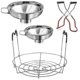 thumbnail image 1 of 4 Pieces Canning Kit, 1pc Canning Rack+ 1pc Canning Jar Lifter Tong+ 2pc Canning Funnels, Canning Supplies Canning, 1 of 5